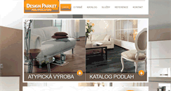 Desktop Screenshot of designparket.cz